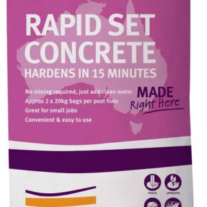 Rapid Set (20kg) $15.45